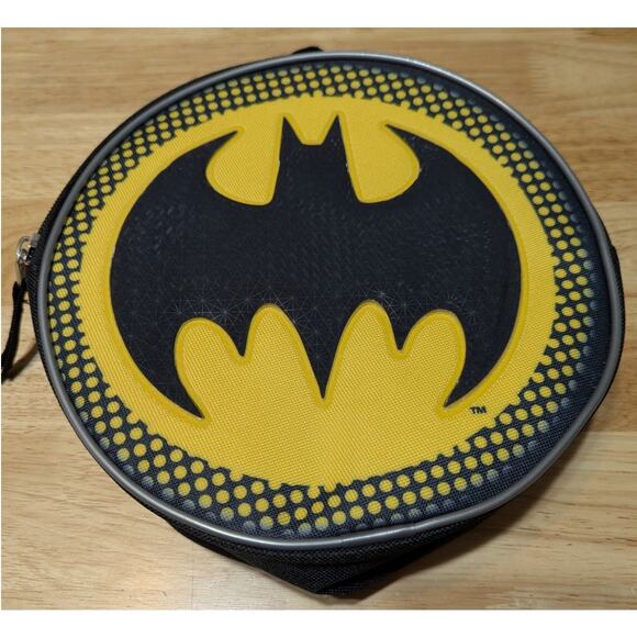 DC Comic Book Batman Lunch Box Black & Yellow Insulated Durable School Lunch Bag - Picture 7 of 9